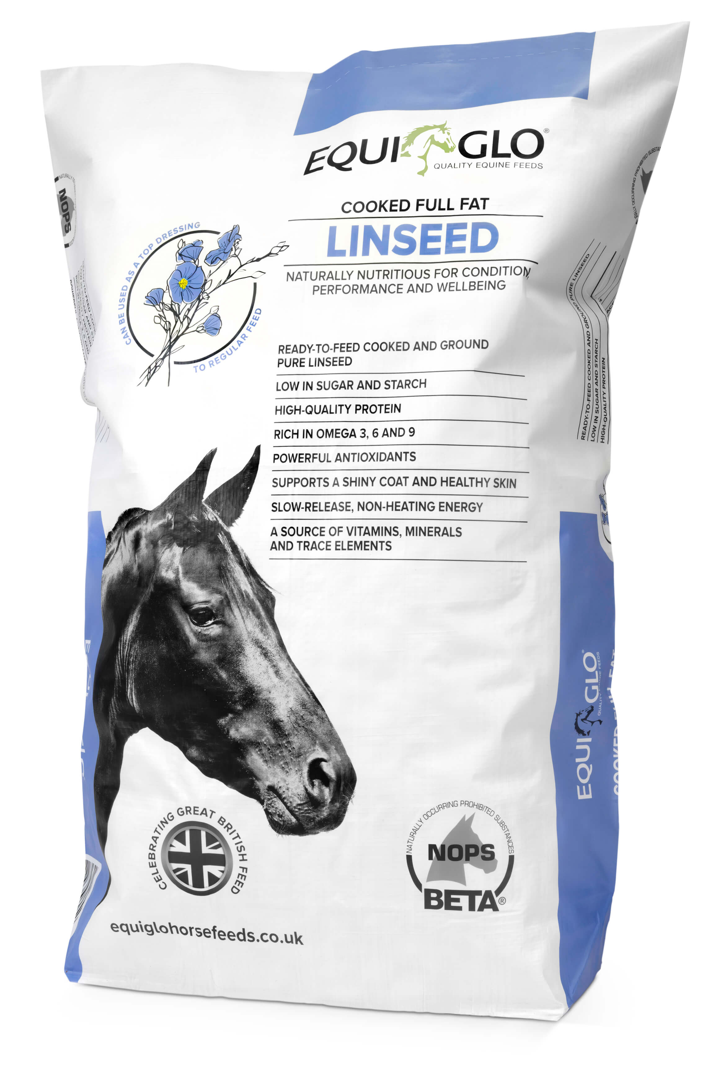 EQUIGLO® Cooked Full Fat Linseed 